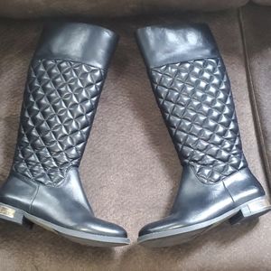 Vince Camuto black riding boots